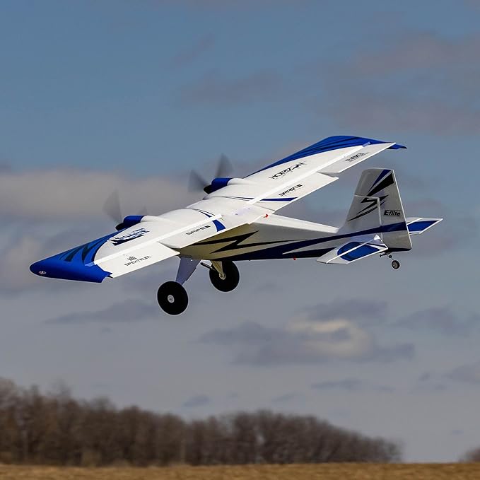 E-flite RC Airplane Twin Timber 1.6m BNF Basic Transmitter Battery and Charger Not Included with AS3X and Safe Select EFL23850 Airplanes B&ampF Electric