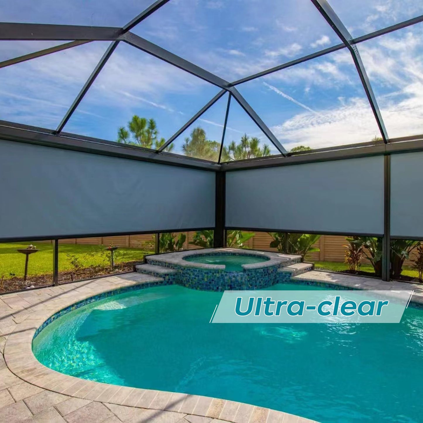 Ailinscn 48"x100' Screen Door Replacement Stainless Steel Window Screen Suitable for Windows Courtyards Patio Porch Pool Windows