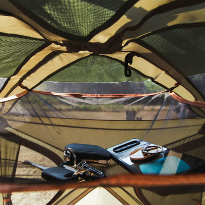 Bushnell Tent | Instant Pop Up 3P / 4P/ 6P / 8P Hub Style Tents | Best Pop Up Tent for Camping, Hiking, Family Camping, Hunting, Fishing, and Basecamp (4 Person)