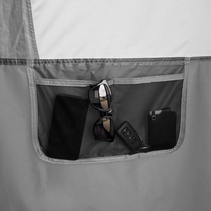 E-Z UP Camping Cube Sport, Converts 10' Angled Leg Canopy into Camping Tent, Grey (Canopy/SHELTER/Poles NOT Included)