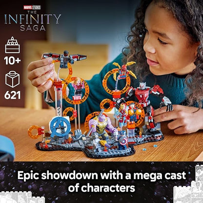 LEGO Marvel Avengers: Endgame Final Battle - Super Hero Building Set for Kids Ages 10+ - 10 Figures Including Iron Man Black Panther and Iron Spider - Birthday Gift for Boys and Girls - 76323