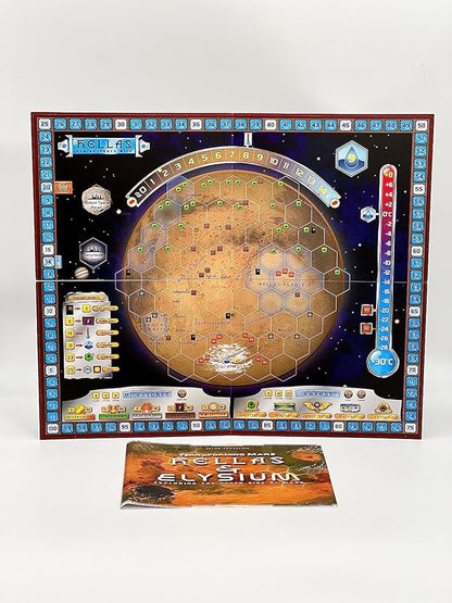 Terraforming Mars: Hellas Elysium - The Other Side of Mars Expansion by Stronghold Games Strategy Board Game