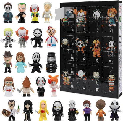 2025 Halloween Advent Calendar - Countdown Calendar with 24 Classic Doll Collectibles for Kids & Adults
