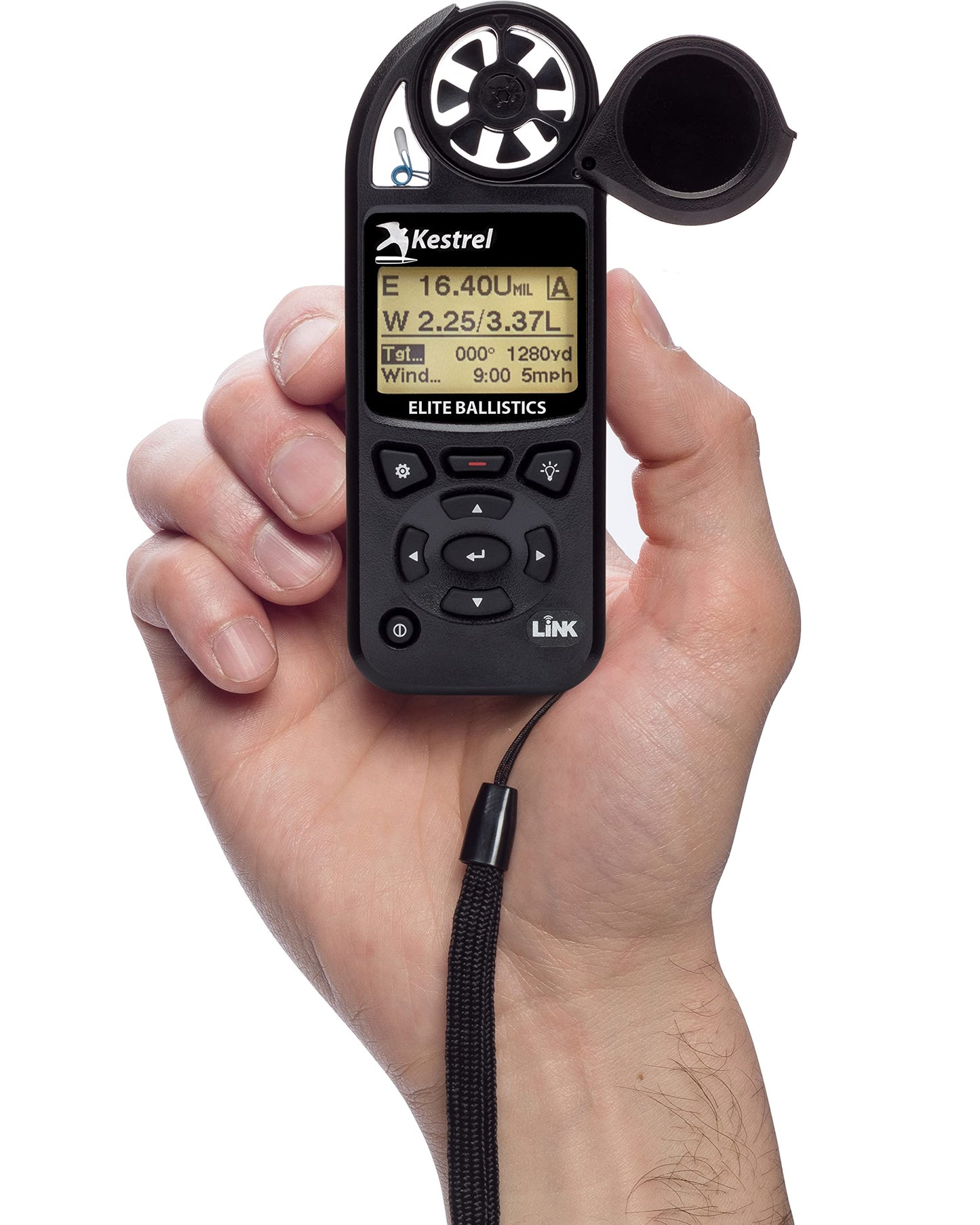 Kestrel Ballistics Elite Weather Meter with Applied Ballistics and Bluetooth Link, Black