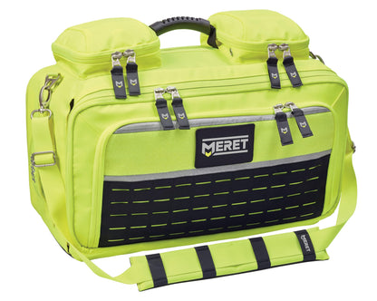 MERET OMNI PRO X Emergency Medical Backpack – Modular Trauma & First Aid Organizer with Easy to Clean Material – MOLLE Compatible – High Viz Yellow
