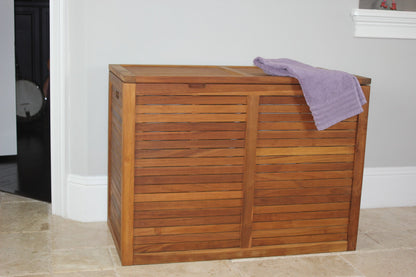 The Original Spa Double Teak Laundry or Storage Hamper