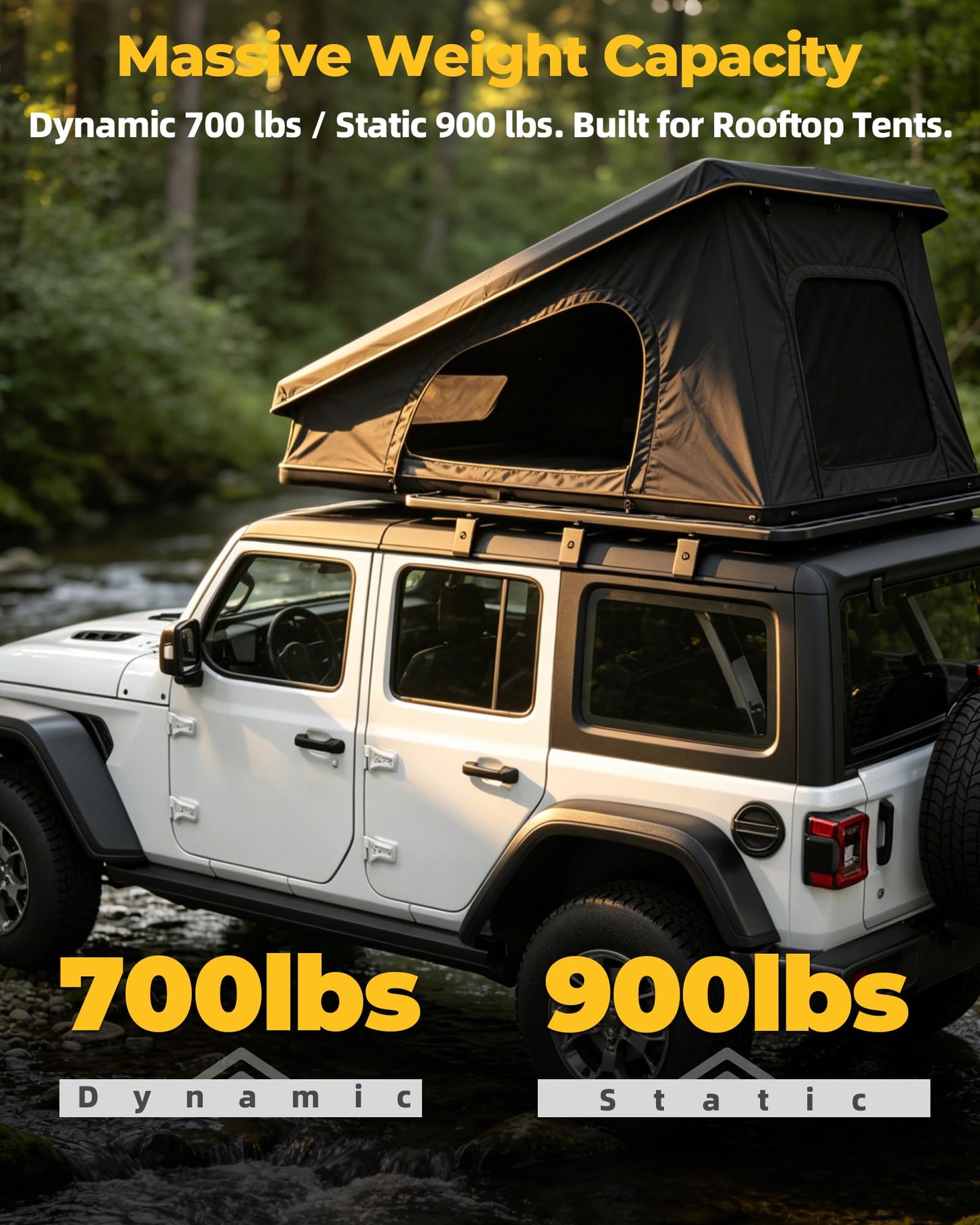 Trumgeta Roof Rack Platform Fit for Jeep Wrangler JL 2018-2026, 56" x 82" All Aluminum Rooftop Cargo Rack with T-Slot System, 1000 lbs Static Load, Overland Rack for Rooftop Tent Camping Gear