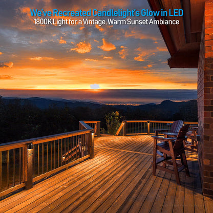 LEONLITE Low Voltage LED Deck Lights, 250LM, CRI90, 12-Pack, Oil-Rubbed Bronze, Model 93082, 3000K, ETL Certified