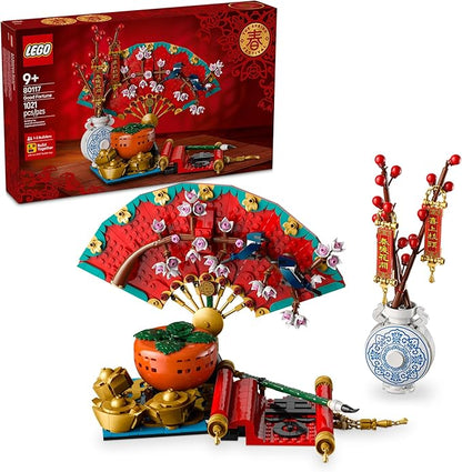 LEGO Spring Festival Good Fortune - Learning and Educational Building Toy - Chinese Festival Toy for Kids Boys and Girls Ages 9+ - Cultural Gift for Display and Decor - 80117