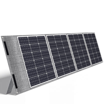 BONAI 200W Solar Panel 12V [Next-Gen BC Tech & Busbar-Free] Superior Power in Cloudy & Low Light, 10.4 lbs Ultra-Light Foldable Solar Charger, MC4/USB-C/USB-A for Power Station, RV, Camping, Off-Grid