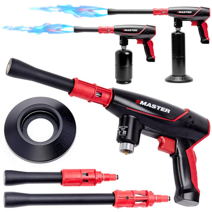 MASTER APPLIANCE VMAX-550 2-in-1 Propane Torch - High Powered Grill Gun & Fire Pit Starter - Self-Igniting Flame for BBQ's, Charcoal, Campfires & Sous Vide - Pro Grade Design, Engineered in USA