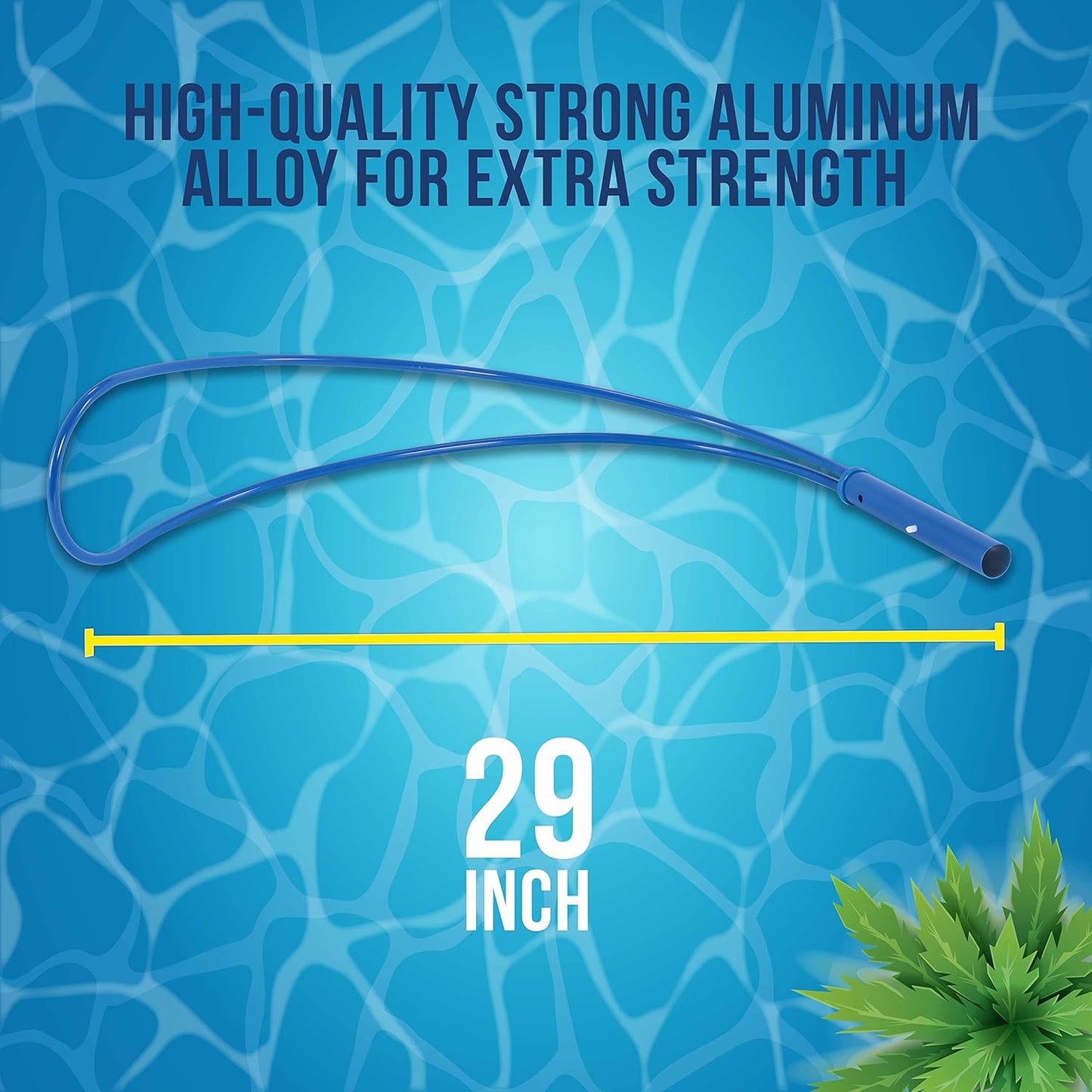 U.S. Pool Supply Swimming Pool Safety Hook - Emergency Rescue Equipment for Drowning Swimmers | Durable Aluminum Alloy, Fits 1-1/4" Poles