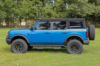 Rough Country Spare Tire Relocation Kit for Ford Bronco (2021-2025) - Bolt-on Reinforced Bracket, Fits up to 35" Tire