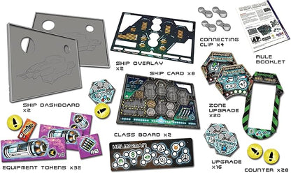 Battle Systems - Core Space First Born - Sci-Fi Miniatures Board Game - Cyberpunk 28mm Science Fiction Figures for 40K Wargame - Tabletop Modular 3D Gaming Terrain - (Ships of Disrepute)