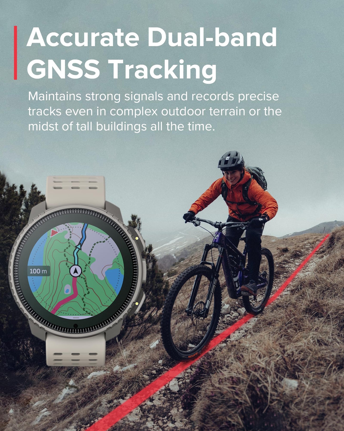 SUUNTO Vertical: Adventure GPS Watch, Large Screen, Offline Maps, Solar Charging