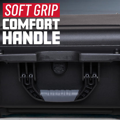 Gator Cases Titan Series Waterproof Utility/Equipment Case with Diced Foam Insert, 13.8" x 9.3" x 6.2" (GU-1309-06-WPDF)