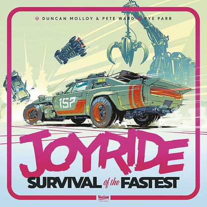 Rebellion Unplugged: Joyride: Survival of The Fastest - Car Combat Board Game Battle On Maps &amp Racetracks Ages 12+ 2-4 Players