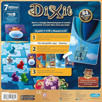 Asmodee Dixit Board Game (2021 Refresh) - The Award-Winning Game of Imagination Creativity and Storytelling Family Fun for Kids &amp Adults Ages 8+ 3-6 Players 30 Minute Playtime