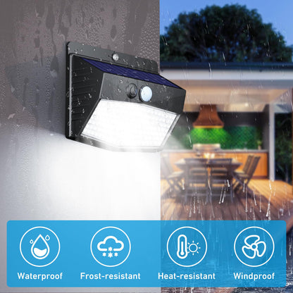 Peasur 20 Packs Solar Outdoor Lights Motion Sensor Solar Security Light Waterproof with 3 Lighting Modes Solar Powered Wall Lights Outside for Garden Fence Yard