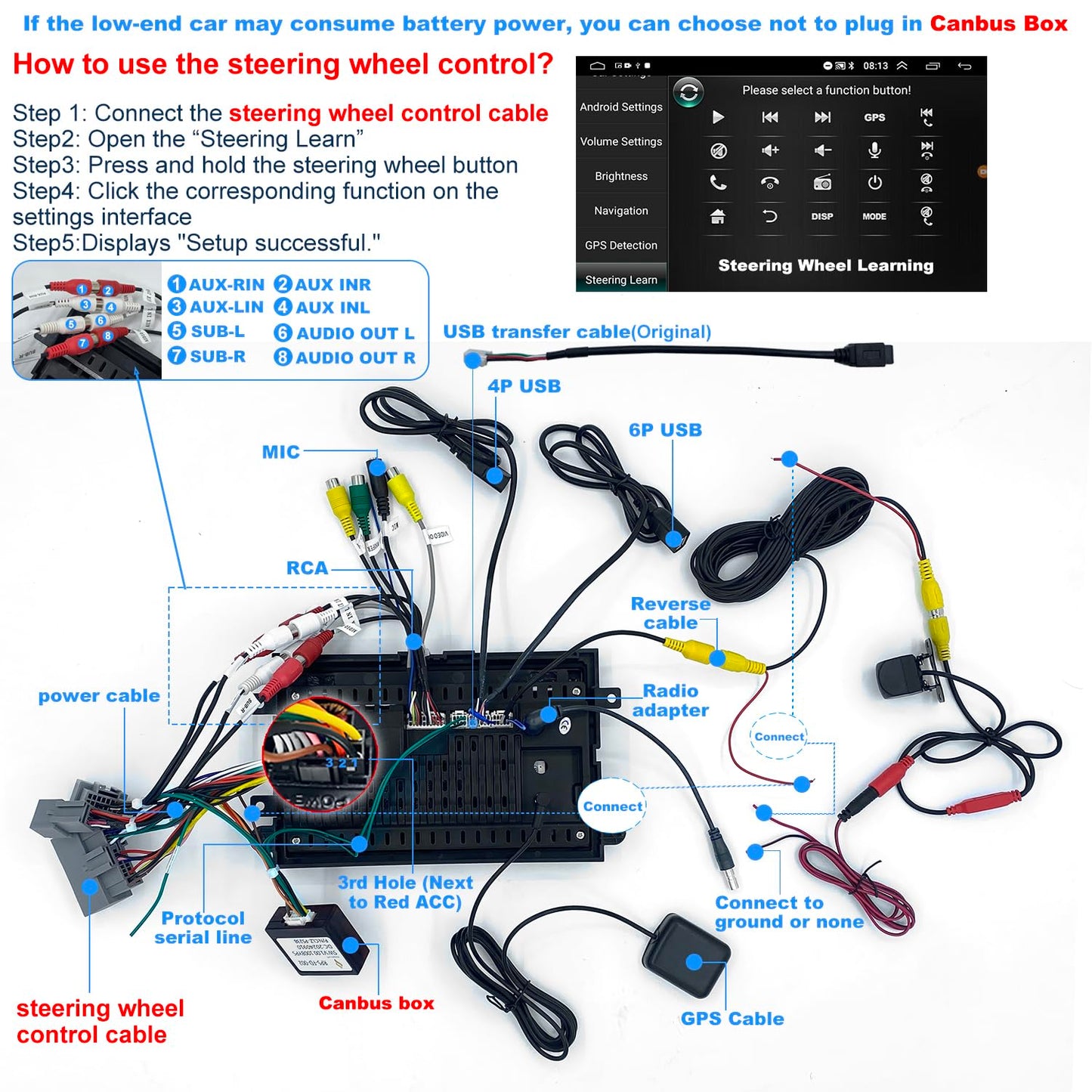 Car Radio For Ford F150 F-150 2004-2008, F250 /F350 2006-2016, E150/E250/E350 2009-2014,Shelby GT500 2007-2009, Fusion Edge Expedition Explorer Taurus Touch Screen Stereo, Wireless Carplay Back Camera