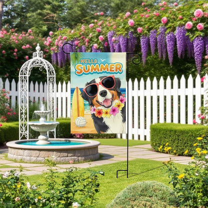 Skiennix Custom Garden Flag - Personalized Outdoor Yard Decor | Double-Sided 12.5x18 & 28x40 Sizes