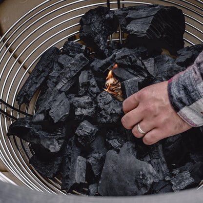 Kamado Joe Stainless Steel Charcoal Basket Grill Accessory to Create Multiple Cook Zones for All Classic Joe 18-inch Charcoal Grill and Smokers, Model KJ-MCC23