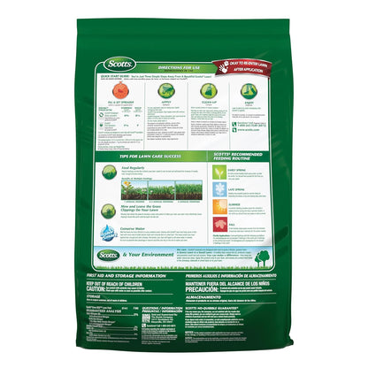Scotts Green Max Lawn Food - Premium Nutrient-Rich Formula for Lush Lawns | Covers 5,000 Sq. Ft.
