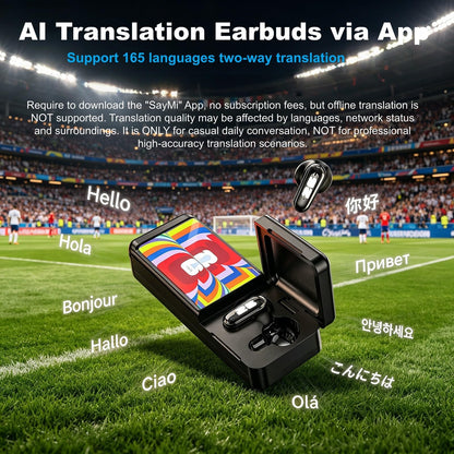 Covbozk FIFA World Cup 2026 Licensed 5-Gear Wind Handheld Turbo Fan and 3-in-1 Wireless Earbuds Flashlight for Outdoor Travel