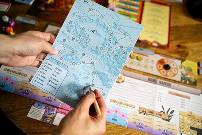 Plaid Hat Games Freelancers Board Game - Dive into a Post-Apocalyptic Gig Economy! Narrative Adventure Game Fantasy RPG Game Ages 14+ 3-7 Players 90 Minute Playtime