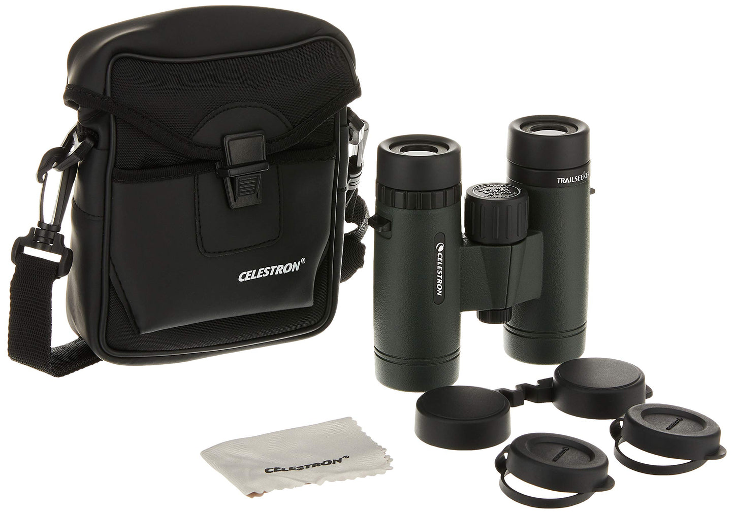 Celestron – TrailSeeker 10x32 Binocular – Fully Multi-Coated Optics – Compact Outdoor and Birding Binoculars for Adults – Phase and Dielectric Coated BaK-4 Prisms – 6.5 Close Focus