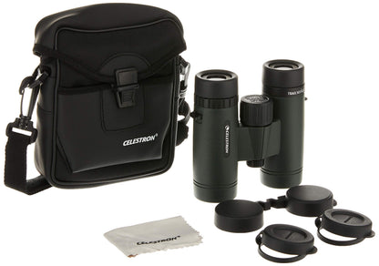 Celestron – TrailSeeker 10x32 Binocular – Fully Multi-Coated Optics – Compact Outdoor and Birding Binoculars for Adults – Phase and Dielectric Coated BaK-4 Prisms – 6.5 Close Focus
