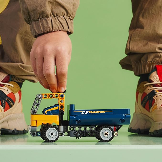 LEGO Technic Dump Truck 42147 2in1 Toy Set Construction Vehicle Model to Excavator Digger Engineering Toys Gift for Kids Boys Girls Ages 7 Plus