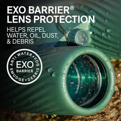 Bushnell A1 10x25 Compact Binoculars for Adults & Kids, Waterproof, Fogproof, 10X Magnification, Fully Multi-Coated Lenses & Rubber Armor - Cilantro Green