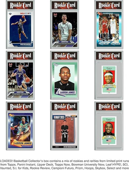 LOADED! Basketball Collector's Box: 4 Certified Mint+ Rookie Cards &amp Rarities - Victor Wembanyama LeBron James Cooper Flagg Luka Doncic Steph Curry Giannis &amp More