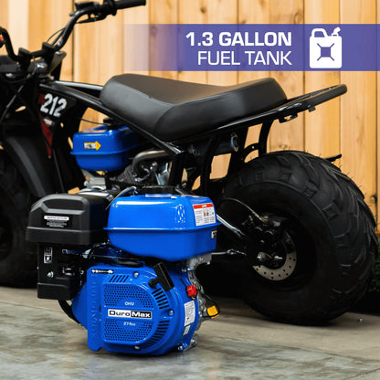 DuroMax XP9HP 274cc 25mm Horizontal Shaft Recoil Start Gas Powered Multi-Use Engine