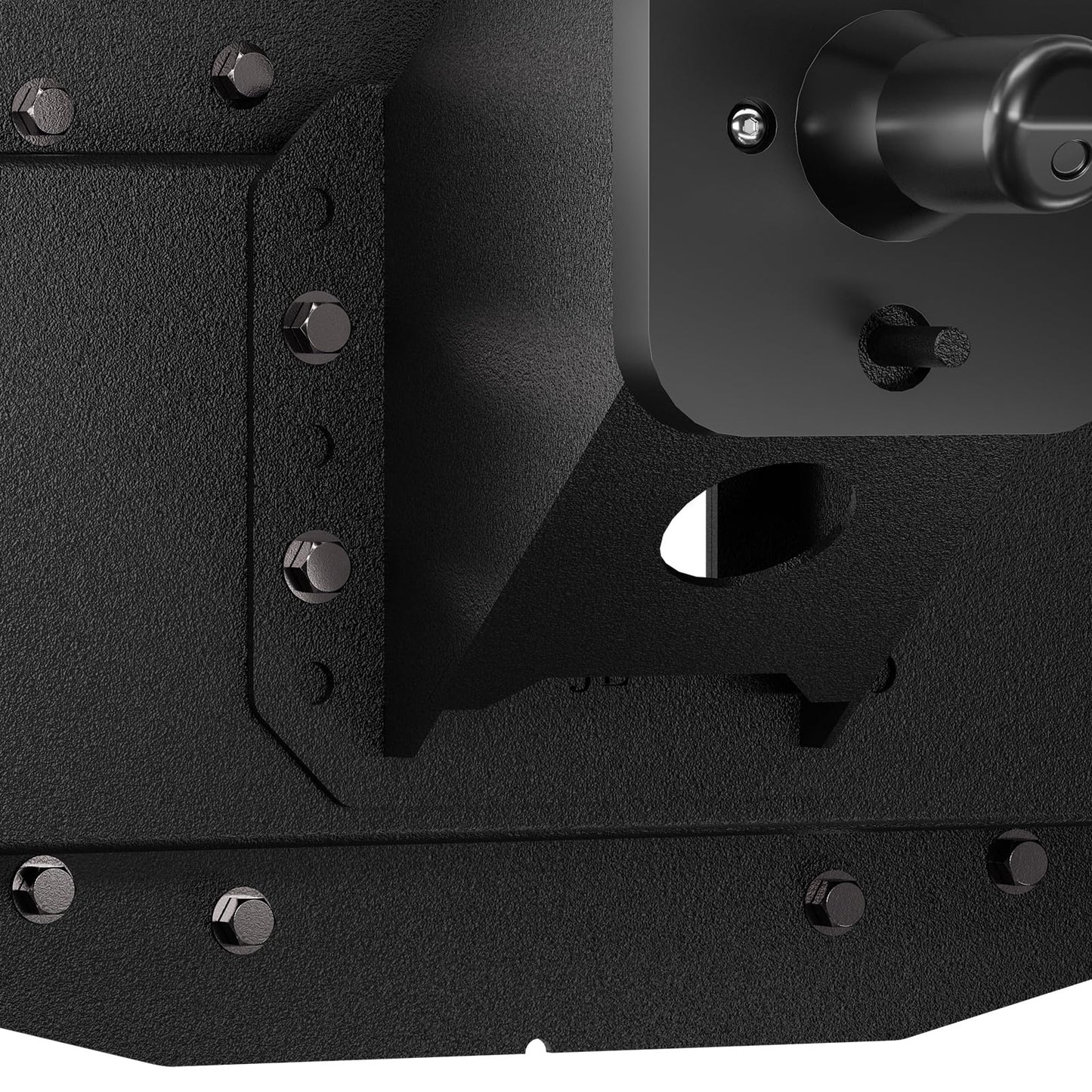 EYOUHZ Oversize Spare Tire Mount Carrier up to 40 inches Compatible with 2018-2026 Jeep Wrangler JL JLU with a Rear-View Camera Slot (Camera not Included) Heavy Duty Rear Wheel Bracket