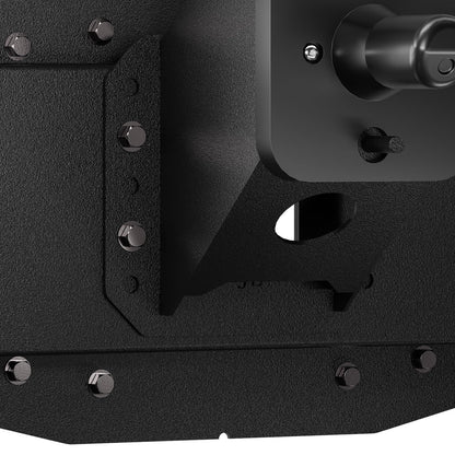 EYOUHZ Oversize Spare Tire Mount Carrier up to 40 inches Compatible with 2018-2026 Jeep Wrangler JL JLU with a Rear-View Camera Slot (Camera not Included) Heavy Duty Rear Wheel Bracket