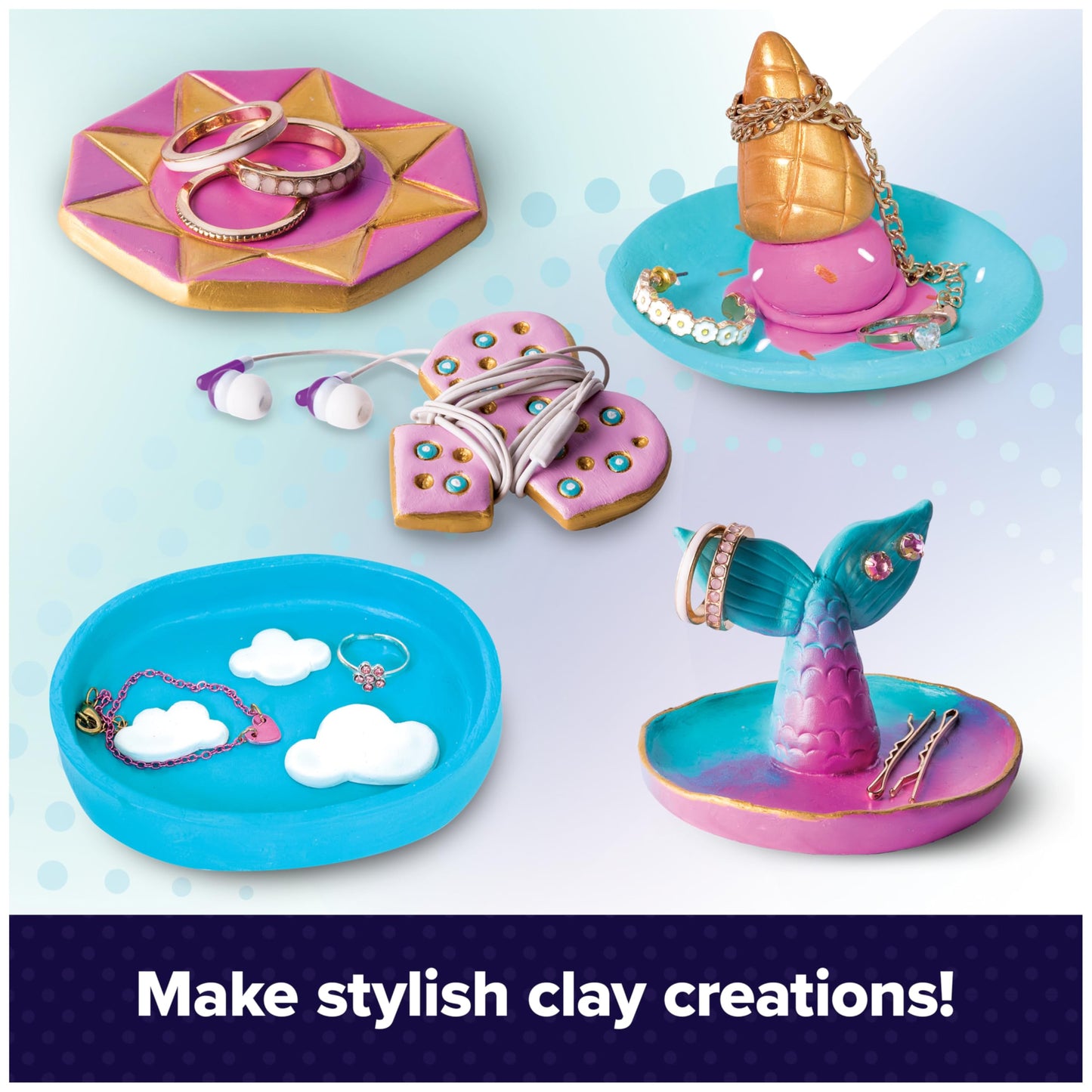 Cool Maker, Pottery Studio, Air-Dry Clay Pottery Wheel Sculpting & Craft Kit, Arts and Crafts Kids Toys for Ages 8 and up (Packaging May Vary)