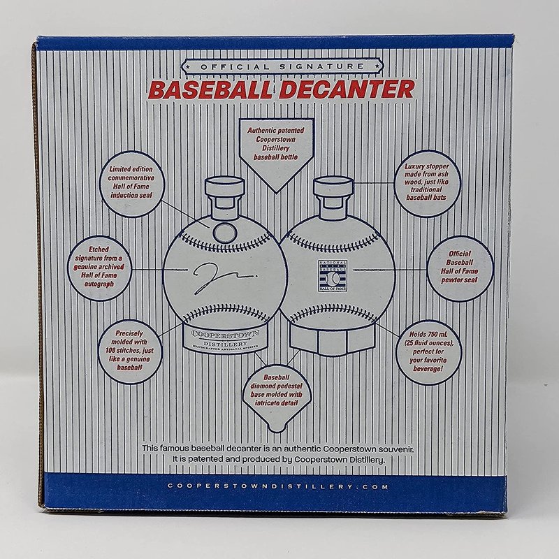 Cooperstown Distillery Baseball HOF Ken Griffey Jr. Signature Decanter