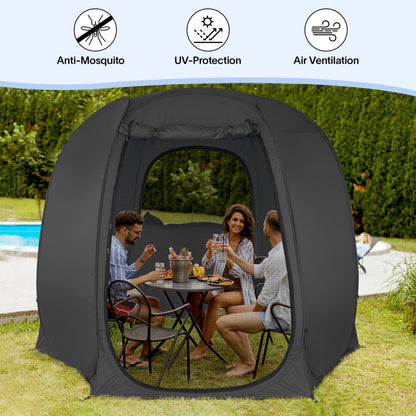 Alvantor® Pop Up Screen Tent House Room Instant Outdoor Camping Canopy Sun Shelter Gazebo for Patio, Backyard & Deck, Privacy Tent(2-10 People, 8'x8' 10'x10' 12'x12')