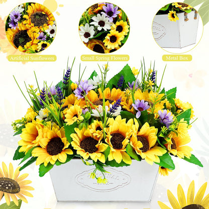 Scawim Pre-Made Flower Table Centerpieces