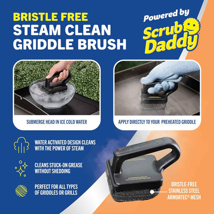 Mr. Bar-B-Q Bristle Free Grill Brush - Large Steam Clean Design for Effortless Grilling