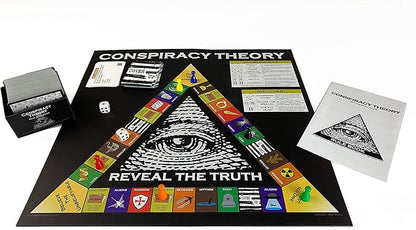 Neddy Games Conspiracy Theory Trivia Board Game - 3rd Edition