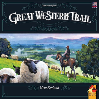Great Western Trail 2nd Edition New Zealand Board Game - Embark on a Unique Cattle Ranching Adventure! Strategy Game for Kids &amp Adults Ages 12+ 1-4 Players 75-150 Min Playtime Made by Eggertspi