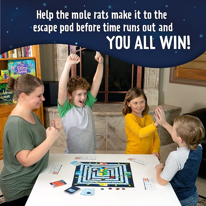 Peaceable Kingdom Space Escape – Cooperative Strategy Space Adventure Game by The Inventor of Pandemic – Use Teamwork to Win! – Great for Families with Kids Ages 7 &amp up