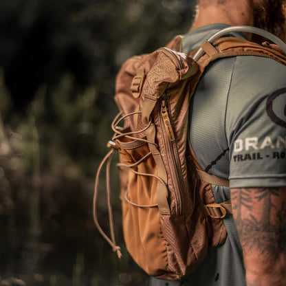 Orange Mud Adventure Pack 12 L 3.0 – Coyote Brown Hydration Backpack with Included 2 L Bladder – Trail Running, Hiking, MTB & Multi‑Sport Gear Pack