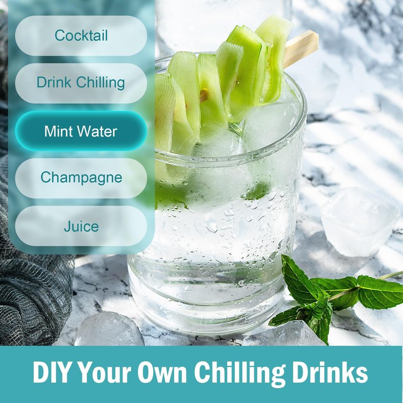 3 Pack Ice Cube Trays with Lids, Flexible Silicone Bottom for Easy Release, Stackable & Space-Saving Ice Molds, 1.2" Cubes Color-Coded (2 Green 1 Blue) for Juice, Coffee & Cocktails, BPA Free