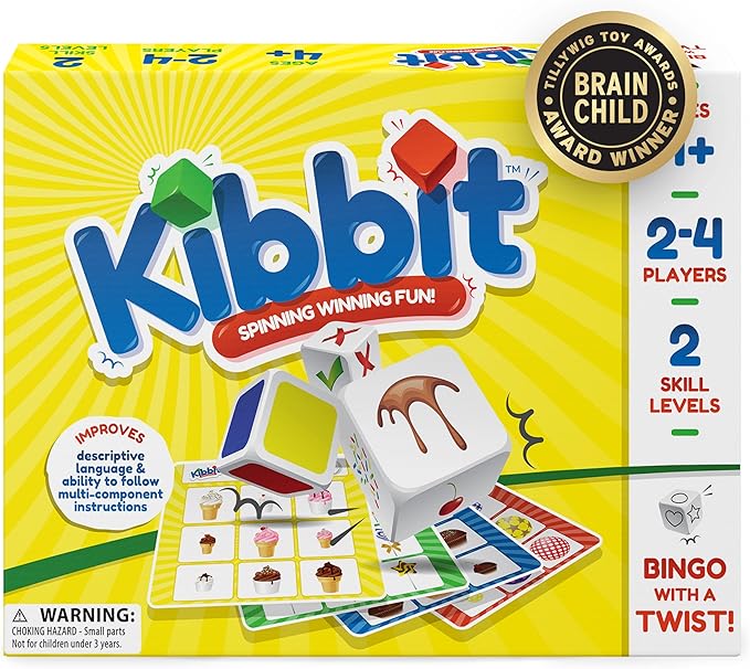Bingo Style Game Targeting Descriptive Language Sentence Structure and Ability to Follow Multi-Component Directions
