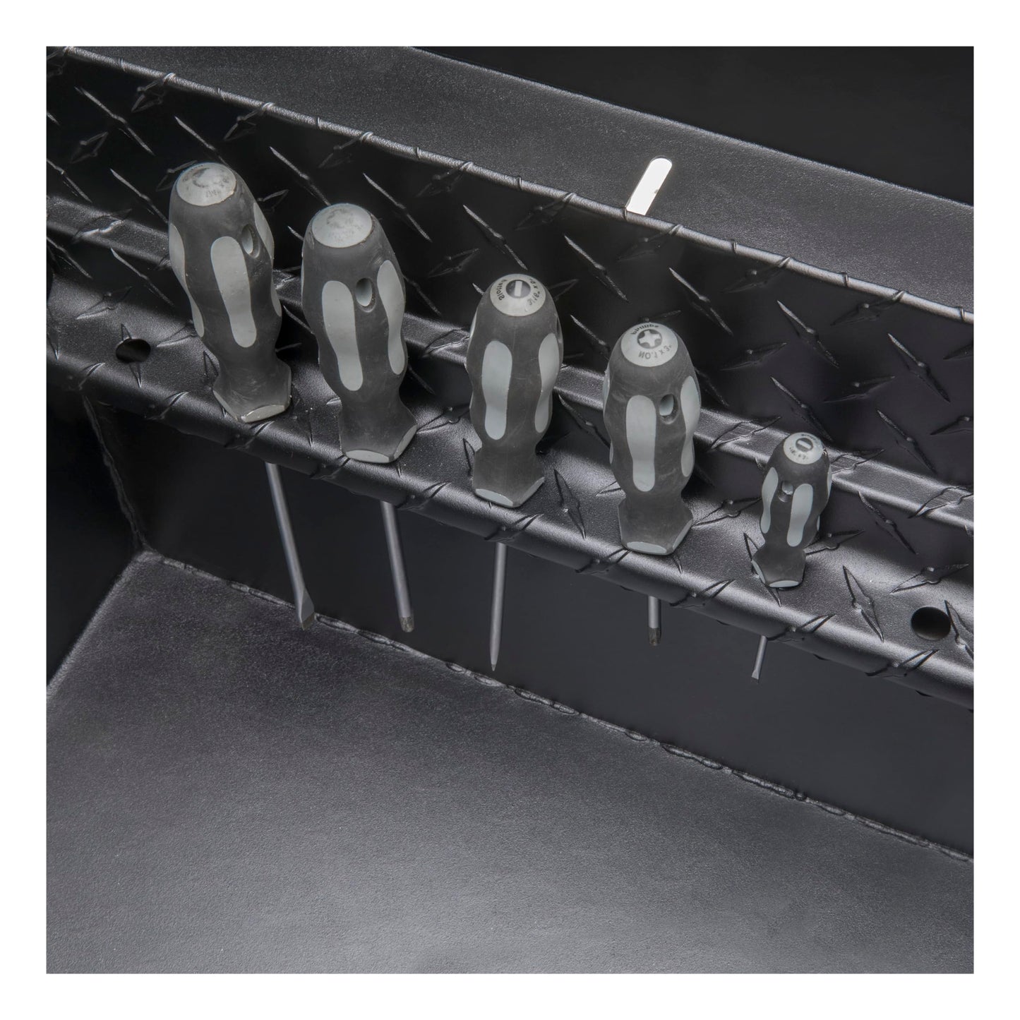 UWS EC10643 72-Inch Matte Black Heavy-Wall Aluminum Truck Tool Box, RigidCore Lid