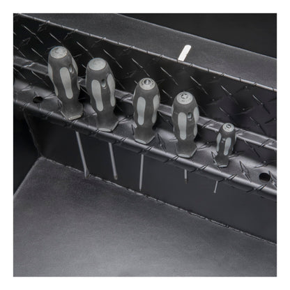 UWS EC10643 72-Inch Matte Black Heavy-Wall Aluminum Truck Tool Box, RigidCore Lid